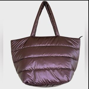 Puffy Quilted Tote Bag